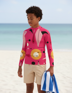 Youth Hot Pink youth rashguards