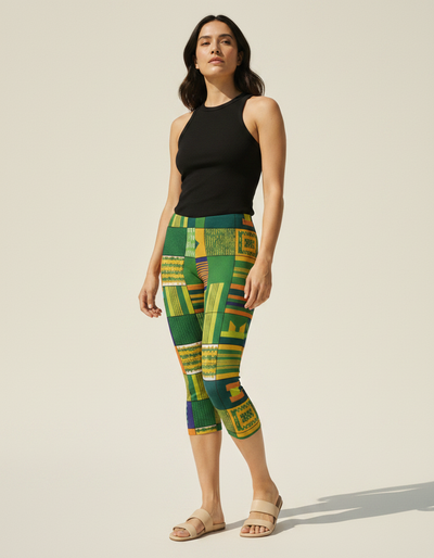 Runway Emerald Ubuntu Capri Leggings capri leggings