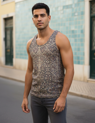 Men's White Onyx Bazaar Tank Top tank top