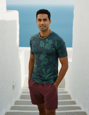 Men's Alexandrite Kumo men's short-sleeve rashguards