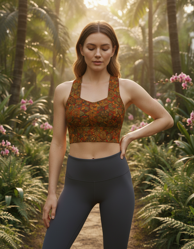 Yuzu Longline Sports Bra longline sports bra
