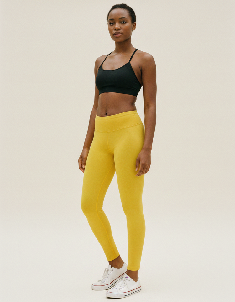 Bauhaus Yellow Leggings Women's Leggings — Dripper