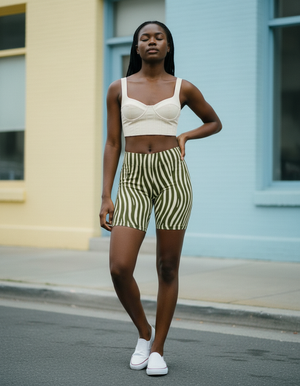 Women's Zebra Patterns Short Shorts