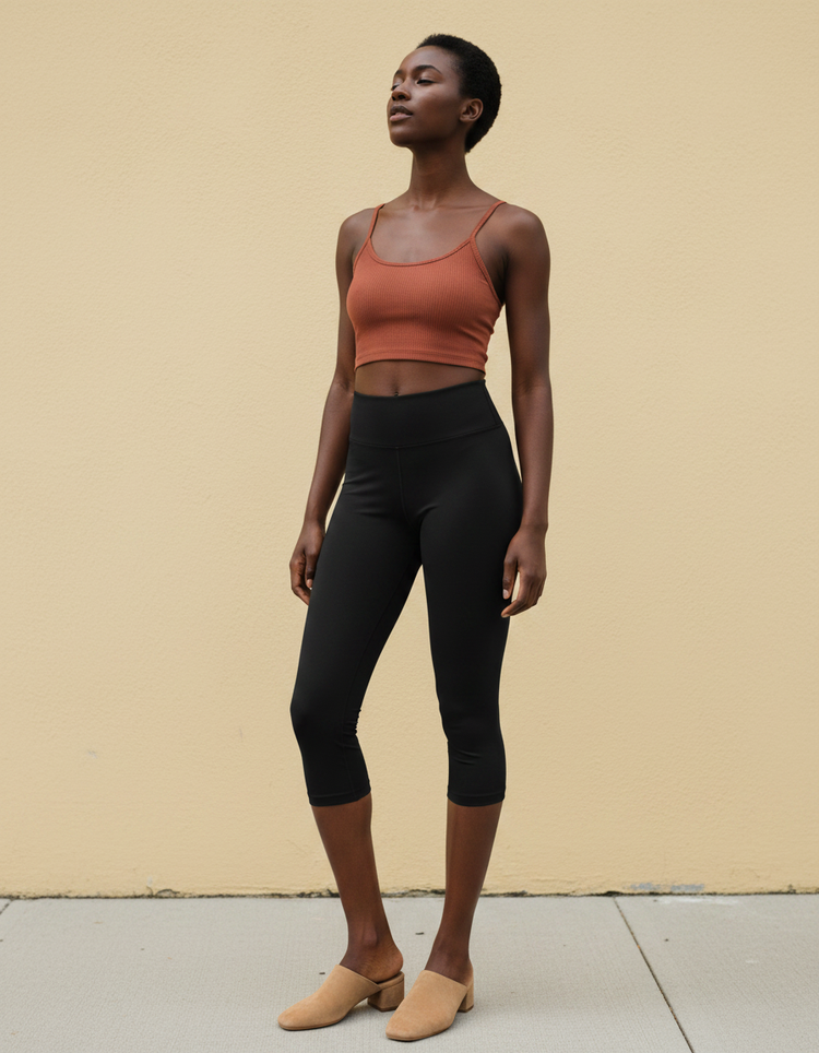 Jet Leggings Capri Yoga Leggings — Dripper