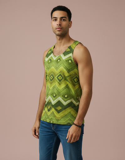 Men's Lime Andes Tank Top tank top