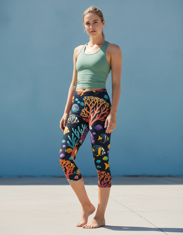 Nautilus Capri Leggings Capri Leggings — Dripper