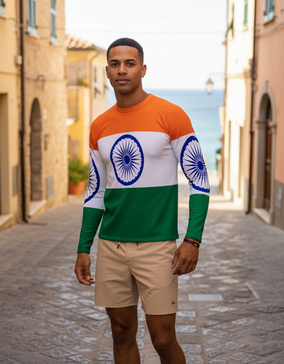 Men's Saffron rash guard