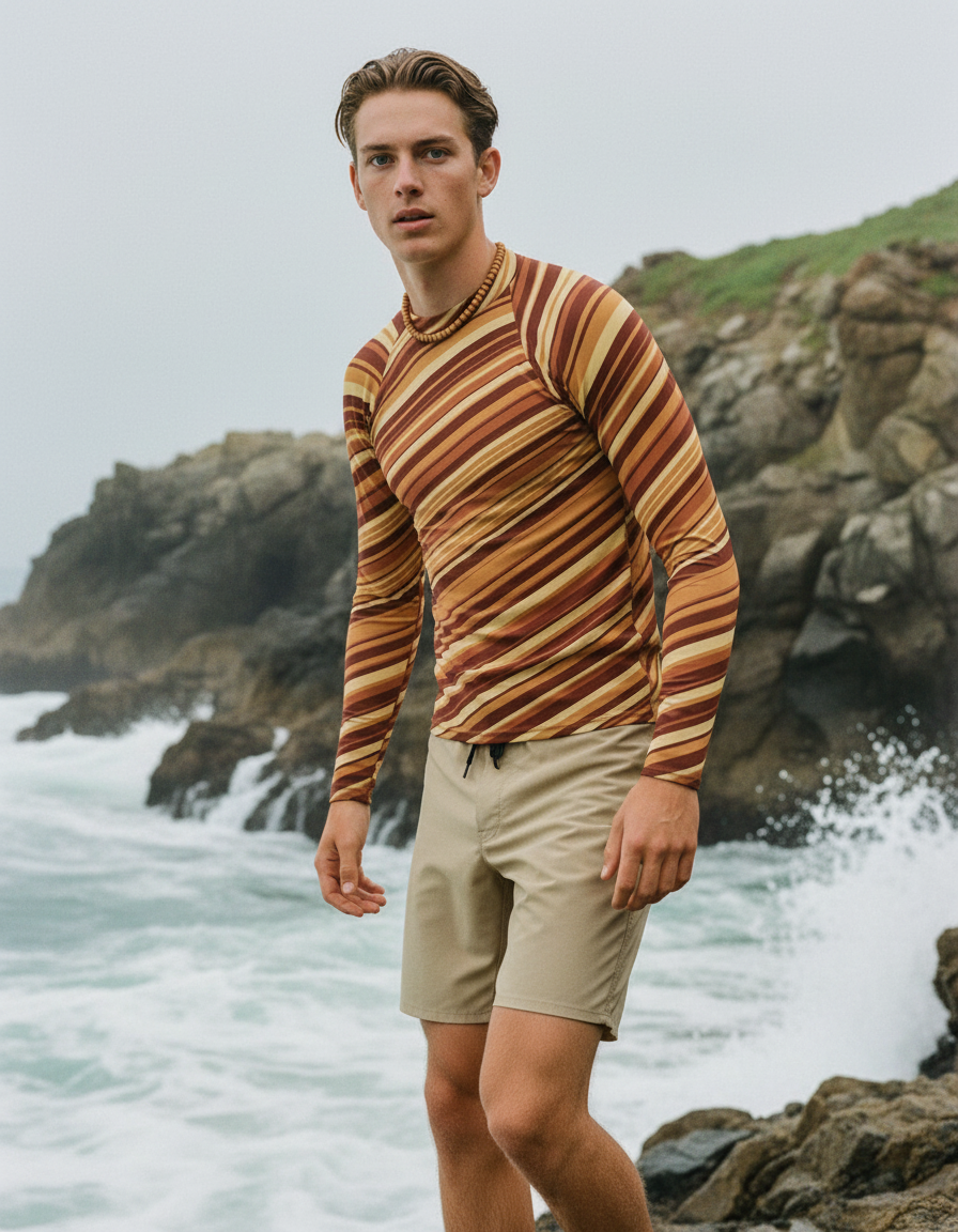 Men's Muskmelon Sway men's rashguards