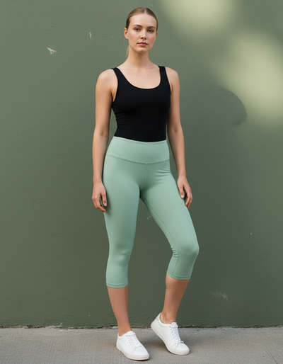 Sea Glass Capri Leggings capri leggings
