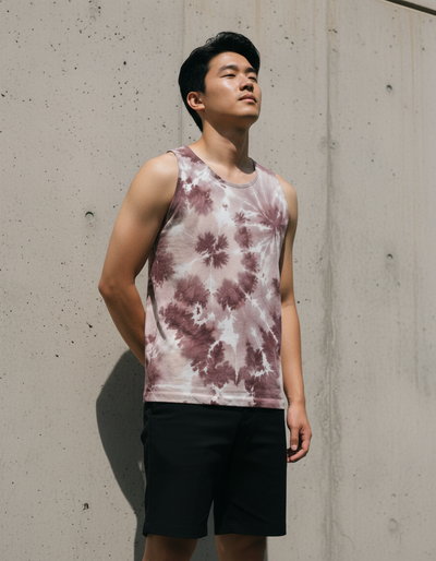 Men's Burnished Lilac Nebula Tank Top tank top