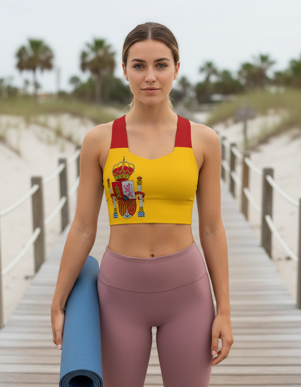 Spanish Collection longline sports bras