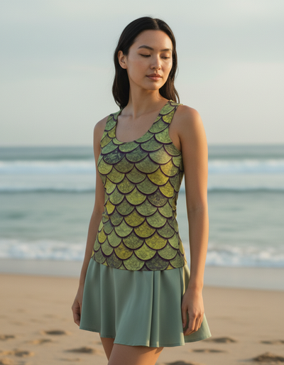 Women's Runway Chartreuse Nereid Tank Top tank top