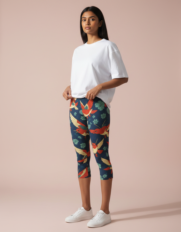 Eclipse Capri Leggings Capri Leggings — Dripper