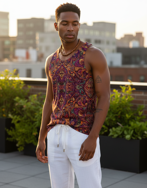 Spectrum Shift Prism Tank Top