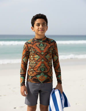 Tribal Youth Rash Guard Youth Rash Guard — Dripper