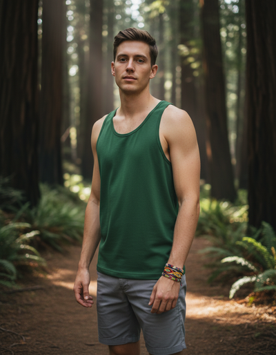 Men's Hunter Green Tank Top tank top