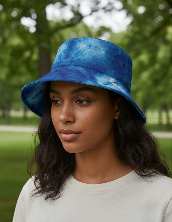 Shibori Collection bucket hats