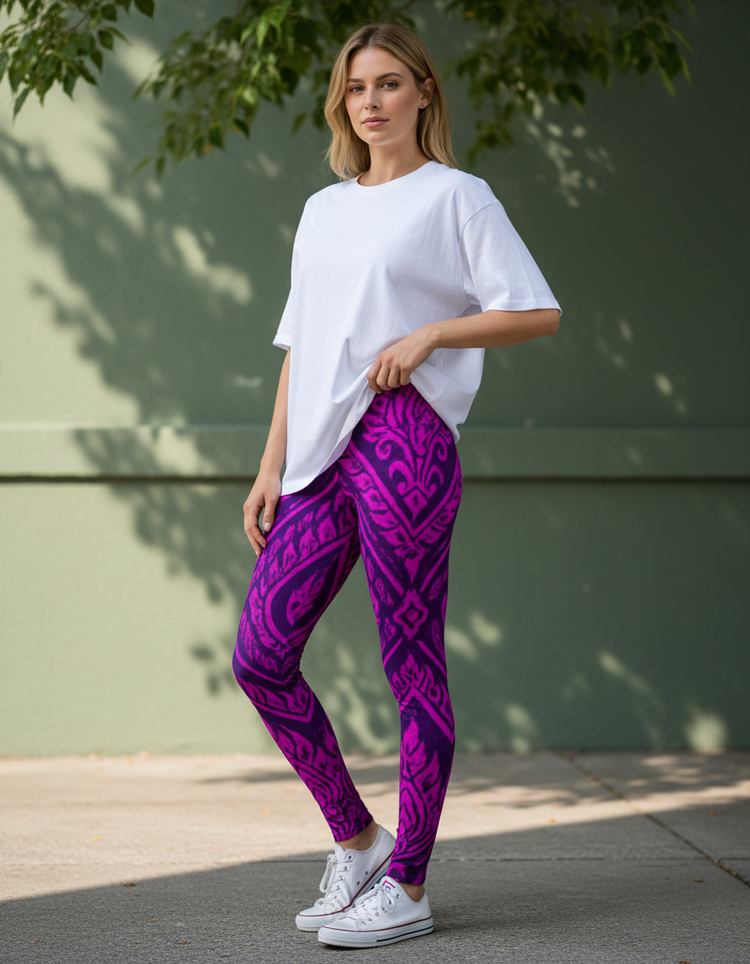 Women's Thai Silk Leggings