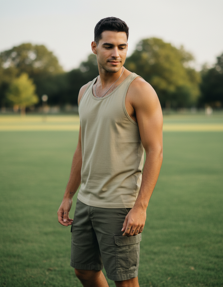 Hemp Tank Top Men's Tank Top — Dripper