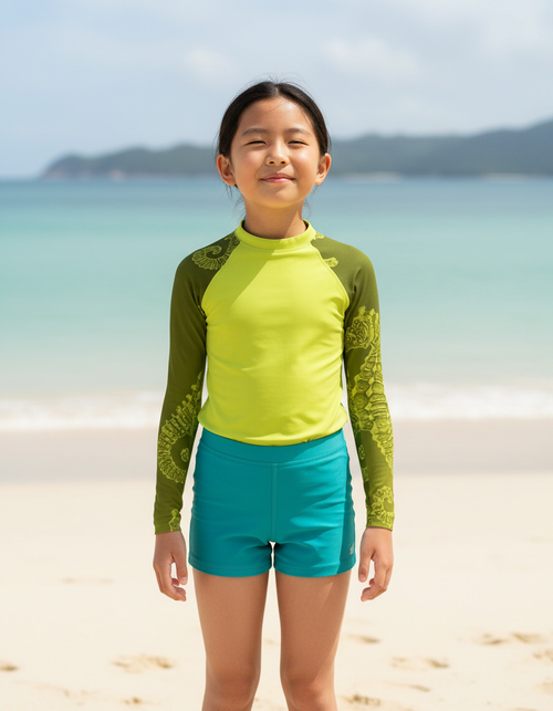 Acacia Abyss Kids Rash Guard Kids Rash Guard — Dripper