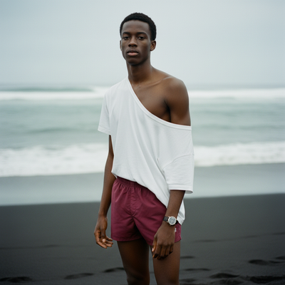 Burgundy Men's Swim Trunks swim trunks