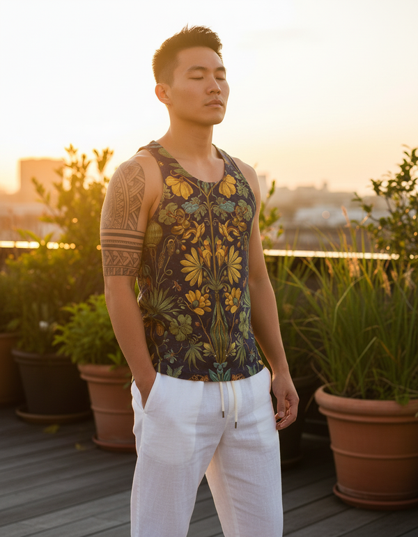 Men's Flora tank tops