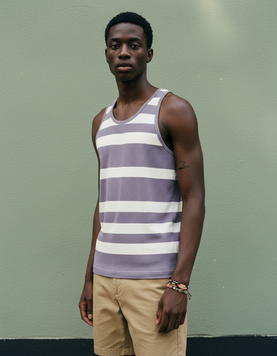 Men's Burnished Lilac Tide Tank Top tank top