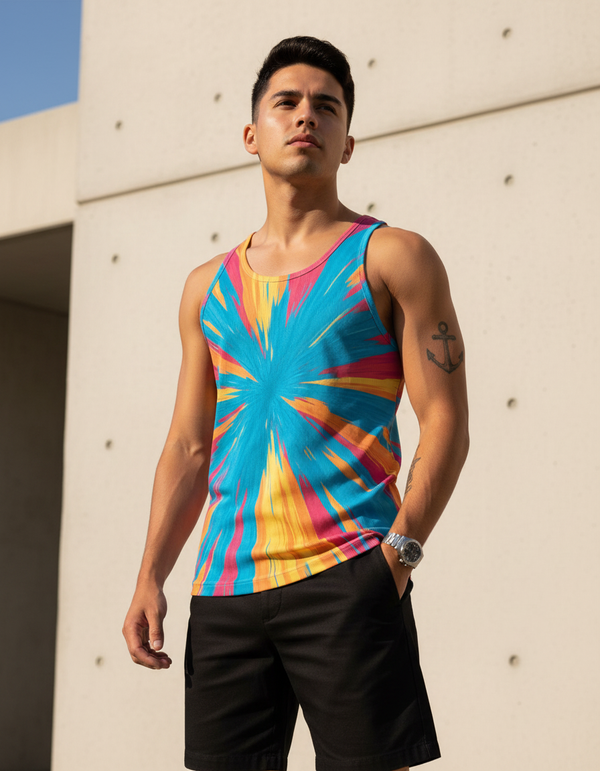 Men's Tsuru tank tops