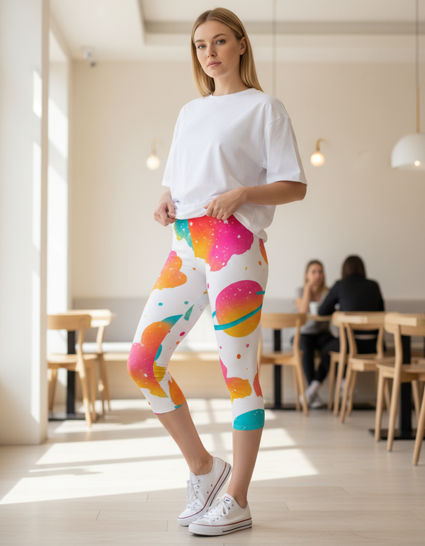 Nebula Capri Leggings Capri Leggings — Dripper