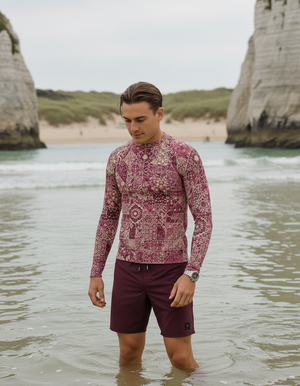 Amaranth Riad Rash Guard Men's Rashguard — Dripper