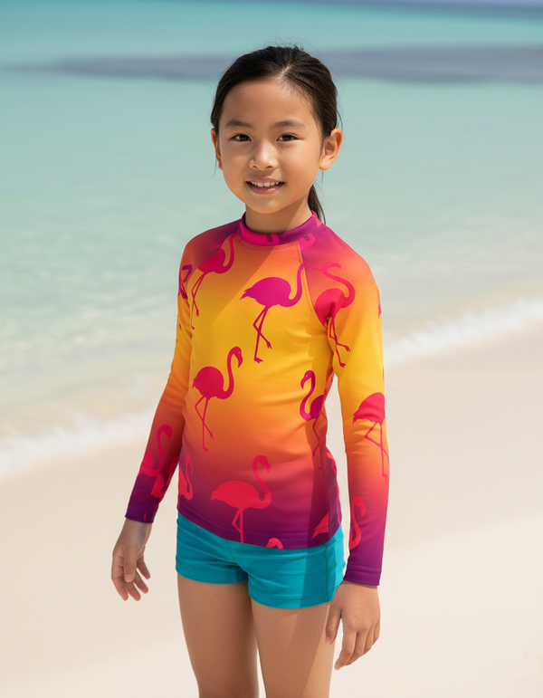 Flamingo Collection kids rashguards