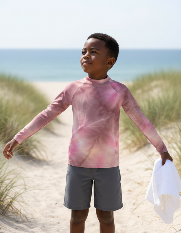 Kids Ice-Dye Rash Guard