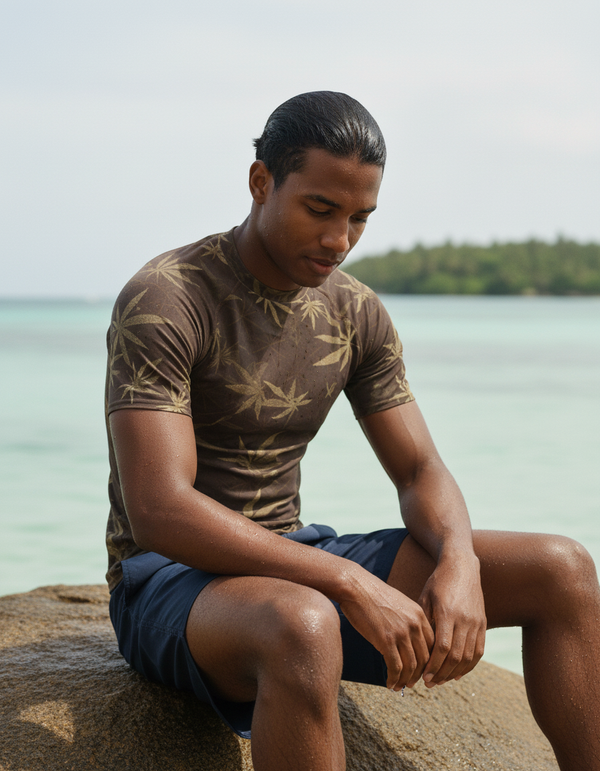 Men's Japanese Asanoha Rash Guard