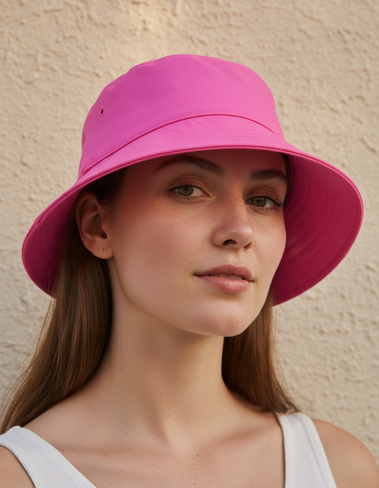 Neon Pink Bucket Hat Bucket Hat — Dripper