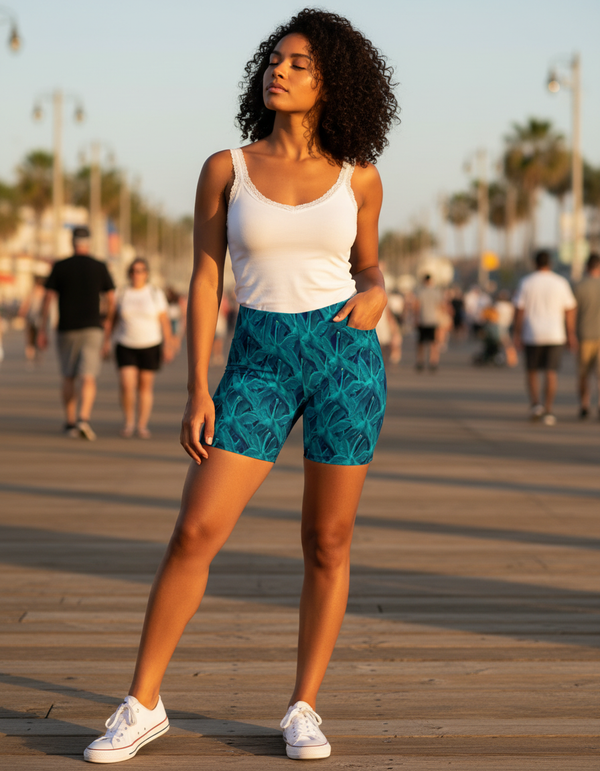 Women's Short Shorts in Elegance