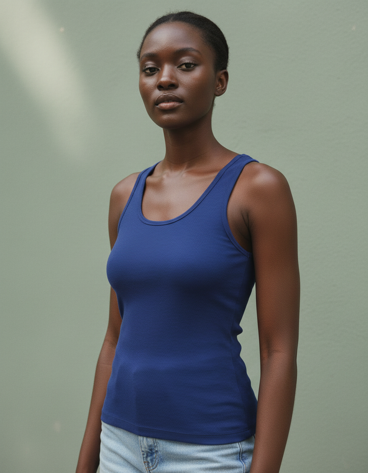 Midnight Blue Tank Top Women's Tank Top — Dripper