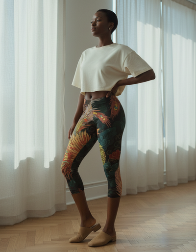 Amaranth Elysium Capri Leggings capri leggings