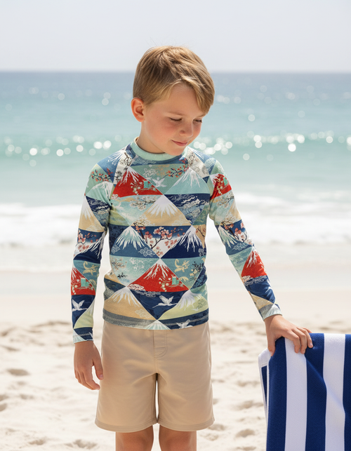 Alexandrite Zenith Kids Rash Guard Kids Rash Guard — Dripper