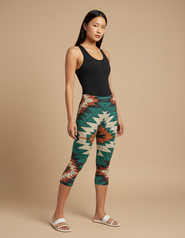 Coyote Capri Leggings Capri Leggings — Dripper
