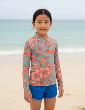 Kids Coral Fusion kids rashguards