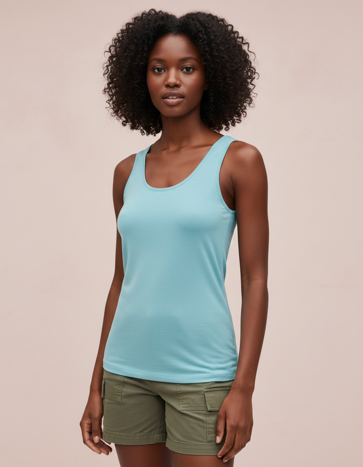 Glacier Blue Tank Top Women's Tank Top — Dripper