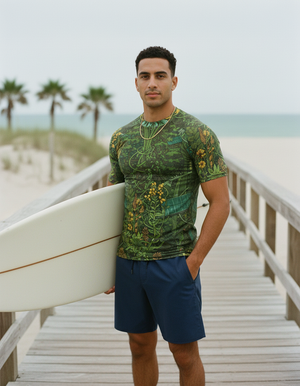 Radiance Rash Guard Men's Rashguard — Dripper