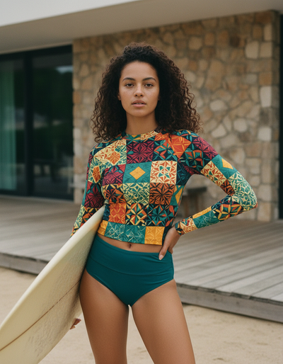 Women's Angora Pulse rash guard