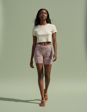 Women's Ottoman Tile Short Shorts