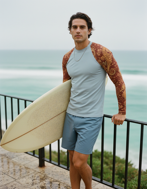 Men's Muskmelon Triton men's short-sleeve rashguards