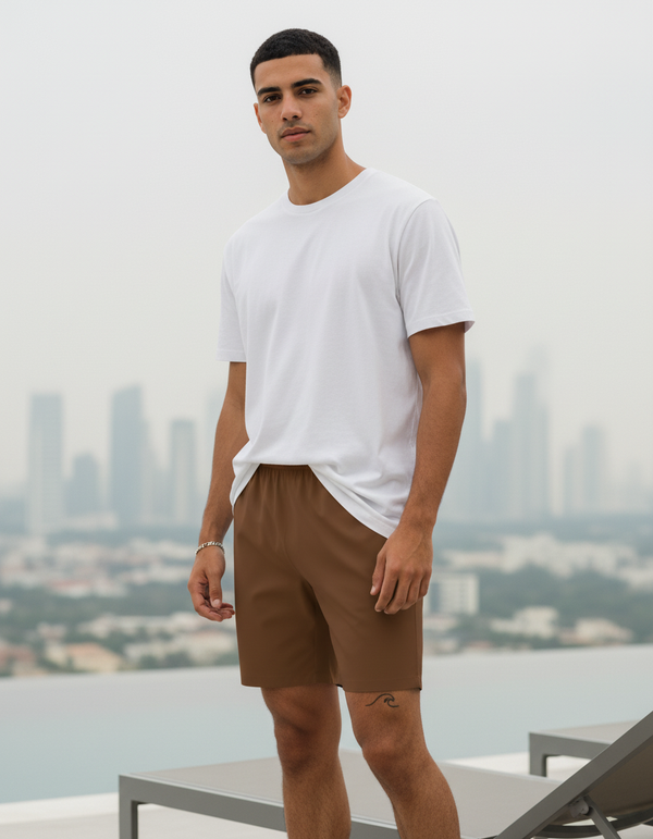Men's Swim Trunks in Tobacco