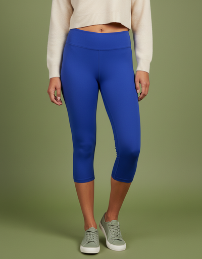 Klein Blue Capri Leggings capri leggings