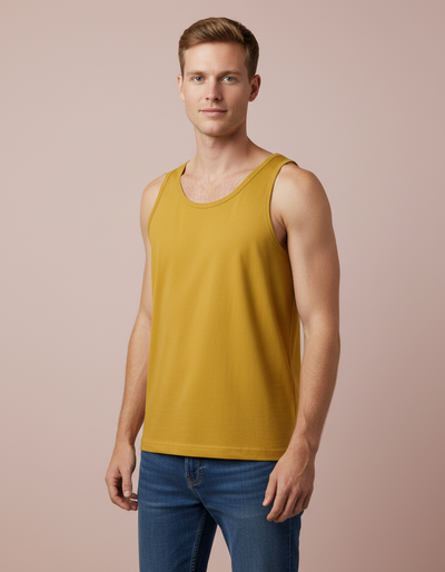 Men's Mustard Tank Top tank top