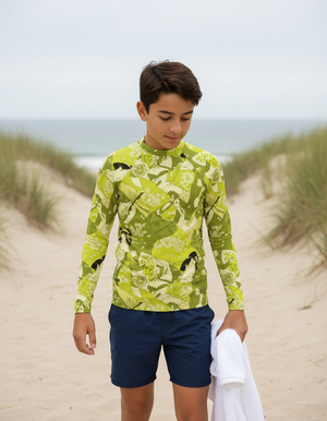 Youth Lime Mizuki youth rashguards