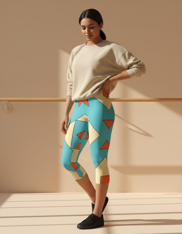 Vector Capri Leggings Capri Leggings — Dripper
